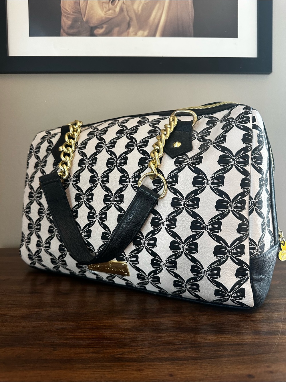 Betsey Johnson Studded Candy Ribbon Bag NWT